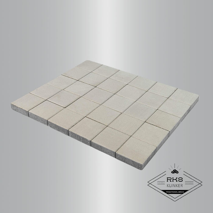 Тротуарная плитка BRAER, Лувр, Белый 200х200х60 мм в Симферополе